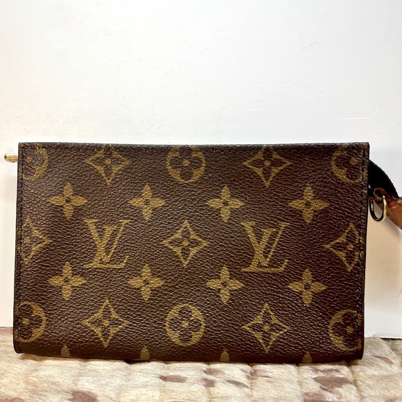 Auth Louis Vuitton Monogram Cosmetic Pouch Bucket Bag PM Clutch/Insert Versatile - Picture 11 of 12